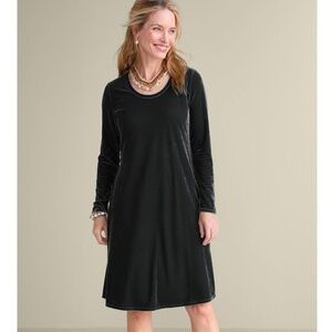 NWT Soft Surroundings Short Santiago Velvet Dress Size 3X
